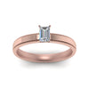 Load image into Gallery viewer, emerald-cut-glossy-milgrain-single-stone-anniversary-diamond-ring-in-14K-rose-gold-FD-ENR8985EMRANGLE5-NL-RG