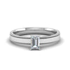 Load image into Gallery viewer, emerald-cut-glossy-milgrain-single-stone-anniversary-diamond-ring-in-14K-white-gold-FD-ENR8985EMR-NL-WG