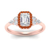 Load image into Gallery viewer, emerald-cut-halo-cluster-accent-orange-sapphire-engagement-ring-in-rose-gold-FD10512EMRGSAORANGLE5-NL-RG_44ba6bf0-ad6b-4e2a-9524-b1bc2bb80bd8.jpg?v=1770117347