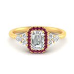 Load image into Gallery viewer, emerald-cut-halo-cluster-accent-pink-sapphire-engagement-ring-in-yellow-gold-FD10512EMRGSADRPI-NL-YG.jpg?v=1770117234