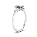 Load image into Gallery viewer, emerald-cut-halo-cluster-accent-ruby-engagement-ring-in-white-gold-FD10512EMRGRUDRANGLE2-NL-WG.jpg?v=1770117234
