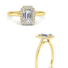 Load image into Gallery viewer, emerald-cut-halo-diamond-engagement-ring-in-yellow-gold-FD-9710EMR-NL-YG