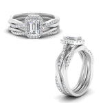 Load image into Gallery viewer, emerald-cut-halo-diamond-infinity-bridal-set-in-white-gold-FD9212EM-NL-WG-B2.jpg
