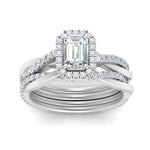 Load image into Gallery viewer, emerald-cut-halo-diamond-infinity-bridal-set-in-white-gold-FD9212EM-NL-WG-B2.jpg
