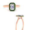 Load image into Gallery viewer, emerald-cut-halo-emerald-engagement-ring-in-rose-gold-FD-9710EMRGEMGR-NL-RG