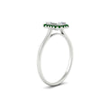 Thumbnail 44 - emerald-cut-halo-emerald-engagement-ring-in-white-gold-FD-9710EMRGEMGR-NL-WG