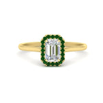 Load image into Gallery viewer, emerald-cut-halo-emerald-engagement-ring-in-yellow-gold-FD-9710EMRGEMGR-NL-YG
