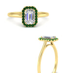 Load image into Gallery viewer, emerald-cut-halo-emerald-engagement-ring-in-yellow-gold-FD-9710EMRGEMGR-NL-YG
