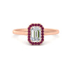 Load image into Gallery viewer, emerald-cut-halo-pink-sapphire-engagement-ring-in-rose-gold-FD-9710EMRGSADRPI-NL-RG