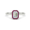Load image into Gallery viewer, emerald-cut-halo-pink-sapphire-engagement-ring-in-white-gold-FD-9710EMRGSADRPI-NL-WG