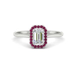 Load image into Gallery viewer, emerald-cut-halo-pink-sapphire-engagement-ring-in-white-gold-FD-9710EMRGSADRPI-NL-WG
