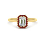 Load image into Gallery viewer, emerald-cut-halo-pink-sapphire-engagement-ring-in-yellow-gold-FD-9710EMRGSADRPI-NL-YG
