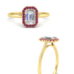 Load image into Gallery viewer, emerald-cut-halo-pink-sapphire-engagement-ring-in-yellow-gold-FD-9710EMRGSADRPI-NL-YG
