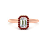 Load image into Gallery viewer, emerald-cut-halo-ruby-engagement-ring-in-rose-gold-FD-9710EMRGRUDR-NL-RG
