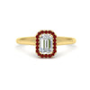 Load image into Gallery viewer, emerald-cut-halo-ruby-engagement-ring-in-yellow-gold-FD-9710EMRGRUDR-NL-YG