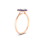 Load image into Gallery viewer, emerald-cut-halo-sapphire-engagement-ring-in-rose-gold-FD-9710EMRGSABL-NL-RG
