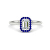 Load image into Gallery viewer, emerald-cut-halo-sapphire-engagement-ring-in-white-gold-FD-9710EMRGSABL-NL-WG