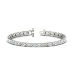 Load image into Gallery viewer, emerald-cut-horizontal-tennis-bracelet-in-white-gold-fdbrc10220em-10-00ct-nl-wg-hw-d0wlfmlu
