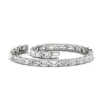 Load image into Gallery viewer, emerald-cut-horizontal-tennis-bracelet-in-white-gold-fdbrc10220emangle4-10-00ct-nl-wg
