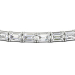Load image into Gallery viewer, emerald-cut-horizontal-tennis-bracelet-in-white-gold-fdbrc10220emangle5-10-00ct-nl-wg

