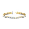 Load image into Gallery viewer, emerald-cut-horizontal-tennis-bracelet-in-yellow-gold-fdbrc10220em-10-00ct-nl-yg-hw
