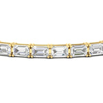 Load image into Gallery viewer, emerald-cut-horizontal-tennis-bracelet-in-yellow-gold-fdbrc10220emangle5-10-00ct-nl-yg
