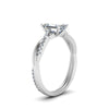 Load image into Gallery viewer, emerald-cut-infinity-twist-diamond-engagement-ring-in-white-gold-FD8253EMRHAND-NL-WG