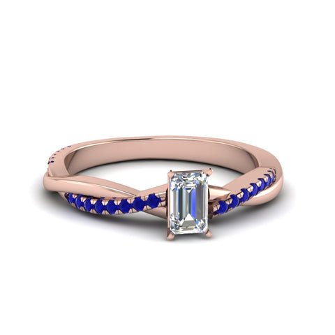 emerald-cut-infinity-twist-diamond-engagement-ring-with-blue-sapphire-in-14K-rose-gold-FD8253EMRGSABL-NL-RG