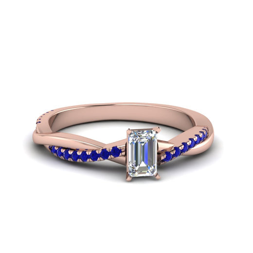emerald-cut-infinity-twist-diamond-engagement-ring-with-blue-sapphire-in-14K-rose-gold-FD8253EMRGSABL-NL-RG