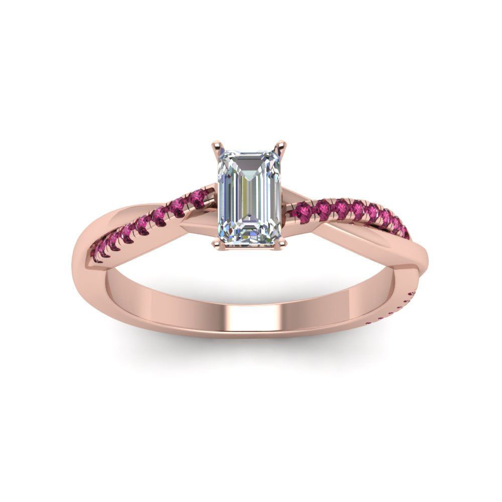 emerald-cut-infinity-twist-diamond-engagement-ring-with-pink-sapphire-in-14K-rose-gold-FD8253EMRGSADRPI-NL-RG