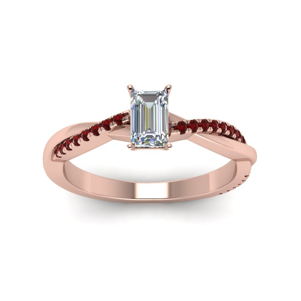 emerald-cut-infinity-twist-diamond-engagement-ring-with-ruby-in-14K-rose-gold-FD8253EMRGRUDR-NL-RG