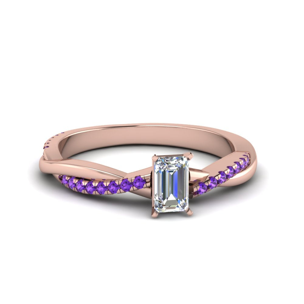 emerald-cut-infinity-twist-diamond-engagement-ring-with-violac-topaz-in-14K-rose-gold-FD8253EMRGVITO-NL-RG