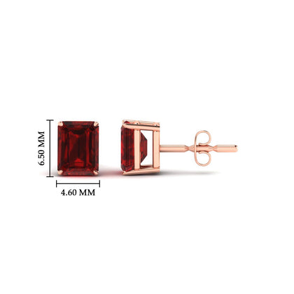 emerald-cut-lab-ruby-solitaire-stud-earrings-for-women-in-rose-gold-fdear10411emgrudrangle2-1.00ct-nl-rg-hw.jpg