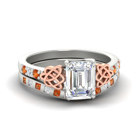 emerald-cut-orange-sapphire-celtic-two-tone-bridal-matching-set-in-white-gold-fdens2255emgsaorsleep-nl-wg-ws4.jpg