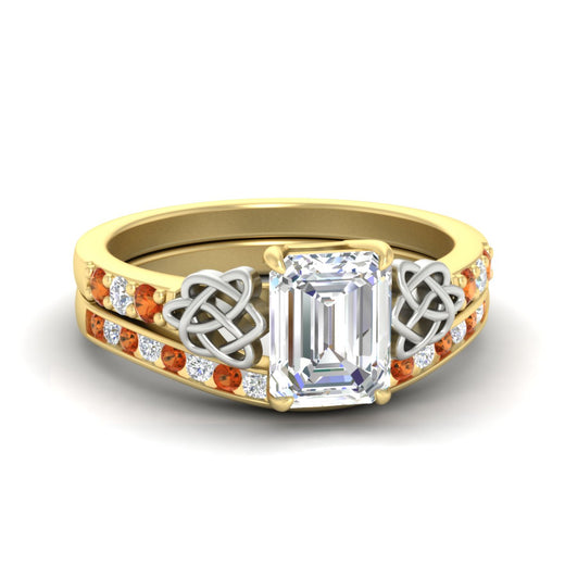 emerald-cut-orange-sapphire-channel-band-celtic-bridal-set-in-yellow-gold-fdens2255emgsaorsleep-nl-yg-ws2
