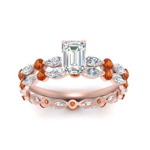 emerald-cut-orange-sapphire-floating-marquise-accent-ring-with-eternity-wedding-band-in-rose-gold-FDEWB9398EMGSAORANGLE5-NL-RG.jpg?v=1758802065