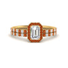Load image into Gallery viewer, emerald-cut-orange-sapphire-halo-wedding-ring-set-in-yellow-gold-FD8523EMGSAOR-NL-YG