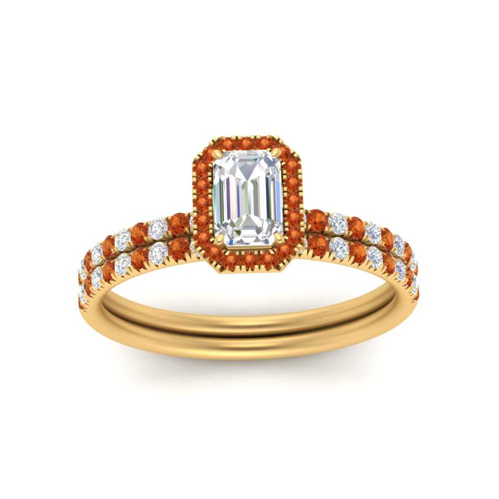 emerald-cut-orange-sapphire-halo-wedding-ring-set-in-yellow-gold-FD8523EMGSAOR-NL-YG