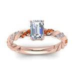 Load image into Gallery viewer, emerald-cut-orange-sapphire-twisted-vine-engagement-ring-in-rose-gold-FD9127EMRGSAORANGLE5-NL-RG

