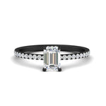 Load image into Gallery viewer, emerald-cut-pave-underhalo-engagement-ring-in-black-gold-FDENR11490EMR-NL-BG.jpg?v=1761729740

