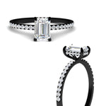 Load image into Gallery viewer, emerald-cut-pave-underhalo-engagement-ring-in-black-gold-FDENR11490EMRANGLE3-NL-BG.jpg?v=1761729740
