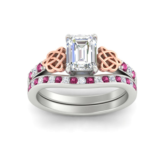 emerald-cut-pink-sapphire-channel-band-celtic-bridal-set-in-white-gold-fdens2255emgsadrpiangle5-nl-wg-ws2