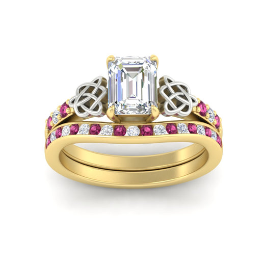 emerald-cut-pink-sapphire-channel-band-celtic-bridal-set-in-yellow-gold-fdens2255emgsadrpiangle5-nl-yg-ws2