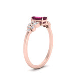 Load image into Gallery viewer, emerald-cut-pink-sapphire-cluster-ring-in-rose-gold-FDENS3110EMRGSADRPI-NL-RG.jpg
