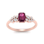 Load image into Gallery viewer, emerald-cut-pink-sapphire-cluster-ring-in-rose-gold-FDENS3110EMRGSADRPI-NL-RG.jpg
