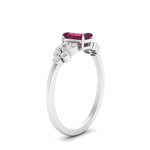 Load image into Gallery viewer, emerald-cut-pink-sapphire-cluster-ring-in-white-gold-FDENS3110EMRGSADRPI-NL-WG.jpg
