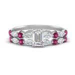 Load image into Gallery viewer, emerald-cut-pink-sapphire-floating-marquise-accent-ring-with-eternity-wedding-band-in-white-gold-FDEWB9398EMGSADRPI-NL-WG_aba56434-b32a-4cd2-b85f-6a316c38f907.jpg?v=1758802074
