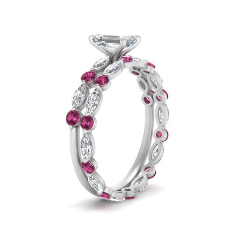emerald-cut-pink-sapphire-floating-marquise-accent-ring-with-eternity-wedding-band-in-white-gold-FDEWB9398EMGSADRPIANGEL2-NL-WG.jpg?v=1758802064