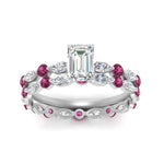 Load image into Gallery viewer, emerald-cut-pink-sapphire-floating-marquise-accent-ring-with-eternity-wedding-band-in-white-gold-FDEWB9398EMGSADRPIANGLE5-NL-WG_306d8c68-50bb-4a6d-8df7-3bfeae6148b3.jpg?v=1758802003
