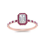 Load image into Gallery viewer, emerald-cut-pink-sapphire-halo-petite-engagement-ring-in-rose-gold-FD8523EMRGSADRPIANGLE3-NL-RG

